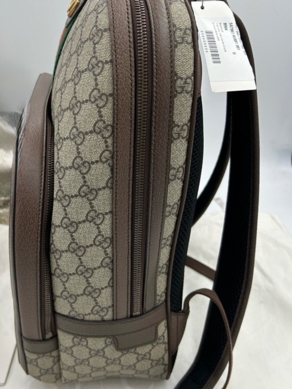 Gucci Ophedia GG Supreme Backpack.  Made in Italy. New with tags. - Picture 12 of 13